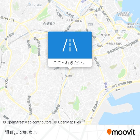 通町歩道橋地図