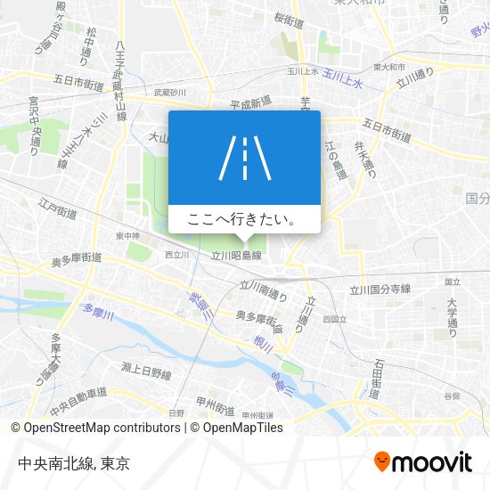 中央南北線地図