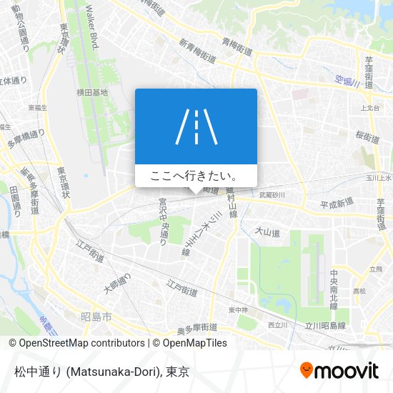 松中通り (Matsunaka-Dori)地図