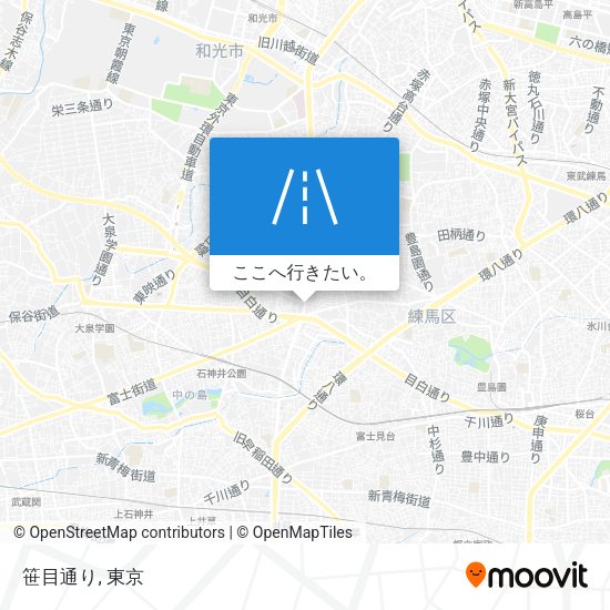 笹目通り地図