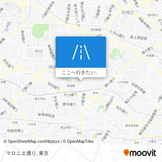 マロニエ通り地図