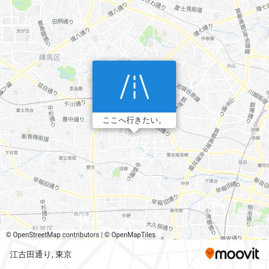 江古田通り地図