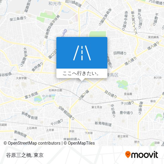 谷原三之橋地図