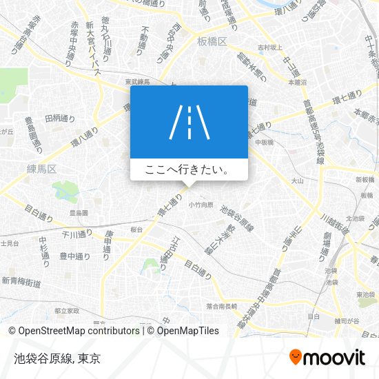 池袋谷原線地図