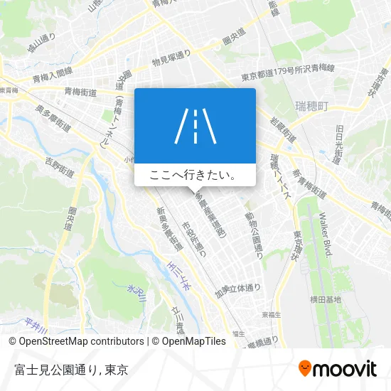 富士見公園通り地図