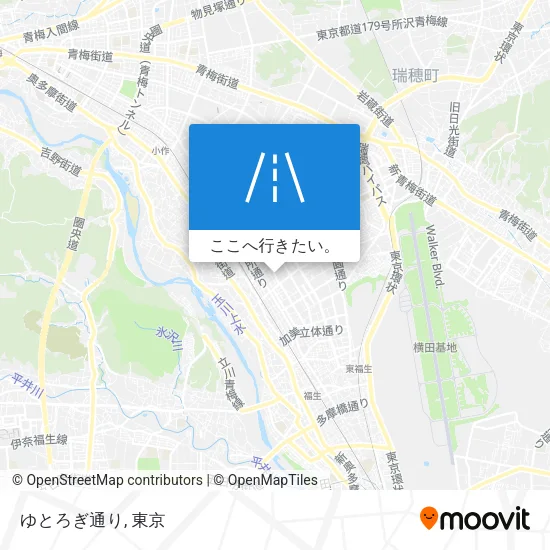 ゆとろぎ通り地図