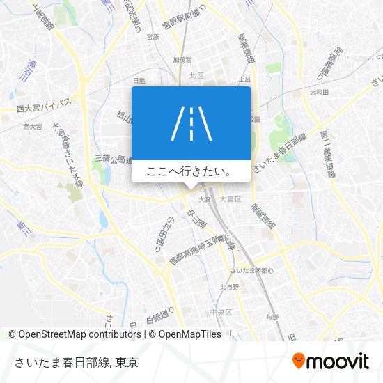 さいたま春日部線地図