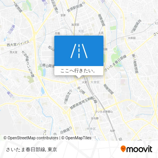 さいたま春日部線地図