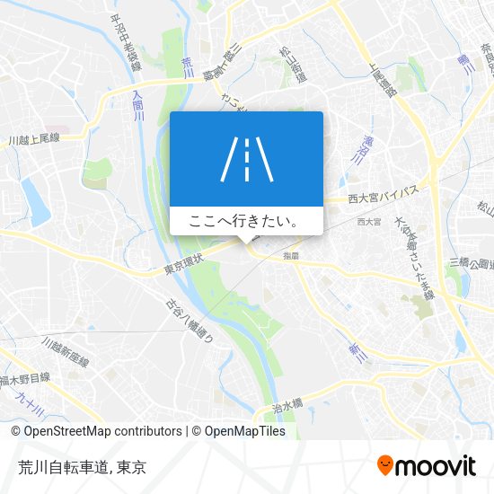 荒川自転車道地図