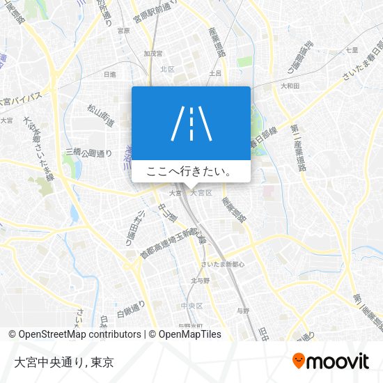 大宮中央通り地図