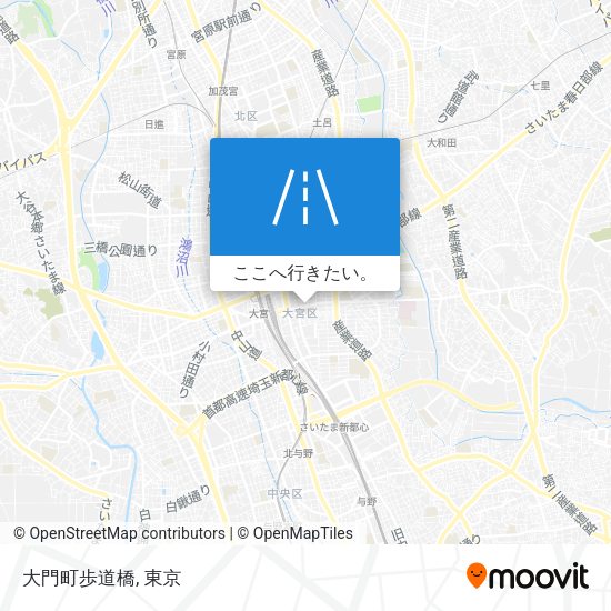 大門町歩道橋地図