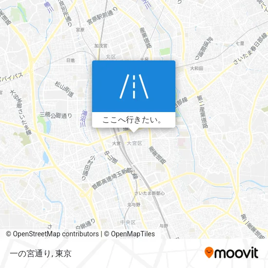 一の宮通り地図