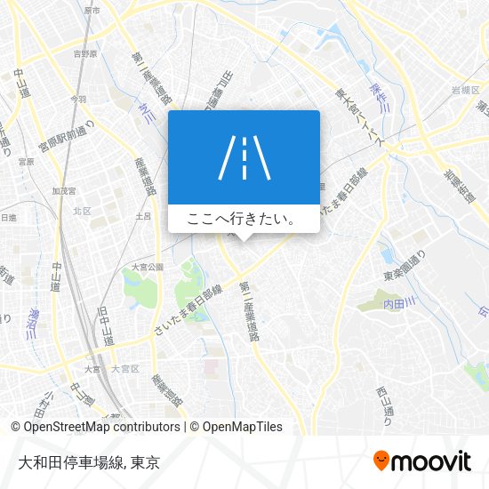 大和田停車場線地図