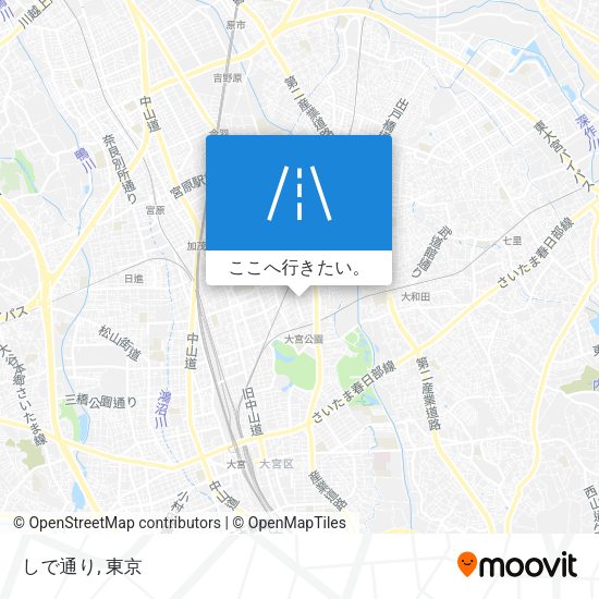 しで通り地図