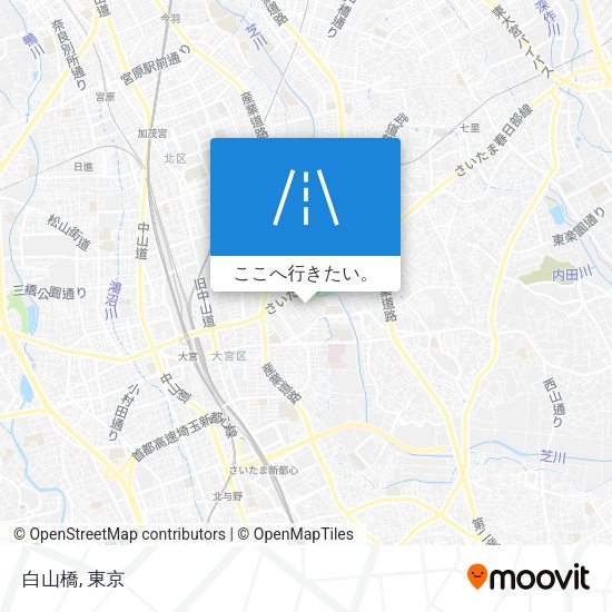 白山橋地図