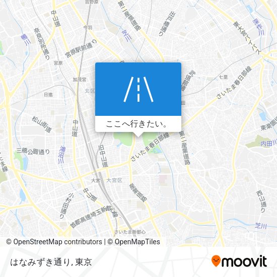 はなみずき通り地図
