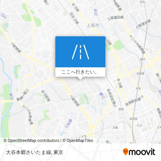 大谷本郷さいたま線地図