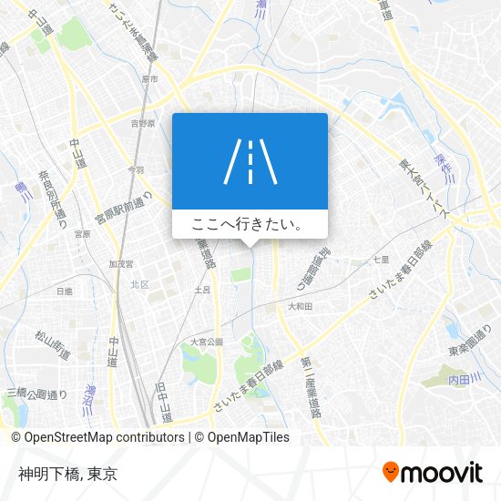 神明下橋地図