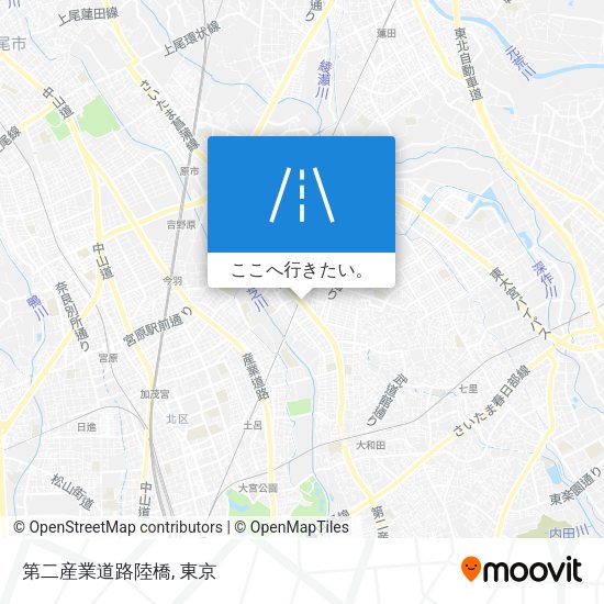 第二産業道路陸橋地図