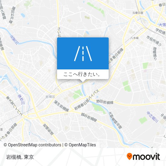 岩槻橋地図