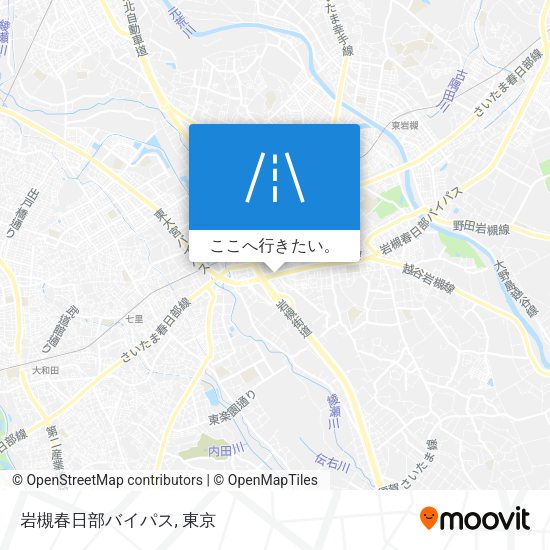 岩槻春日部バイパス地図