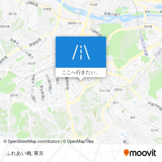 ふれあい橋地図