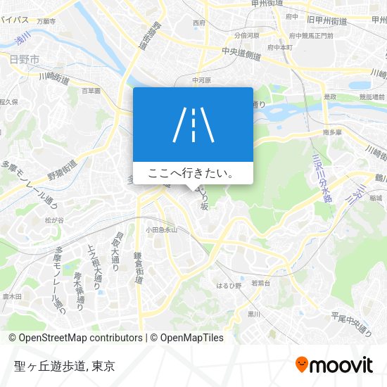 聖ヶ丘遊歩道地図