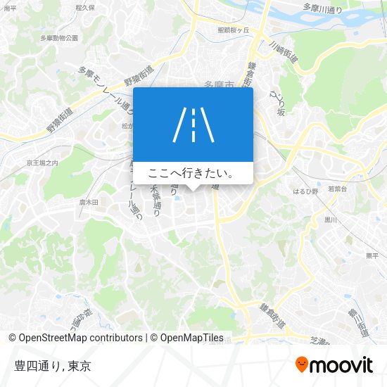 豊四通り地図