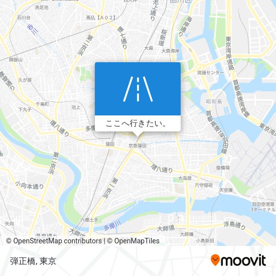 弾正橋地図