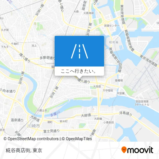 糀谷商店街地図