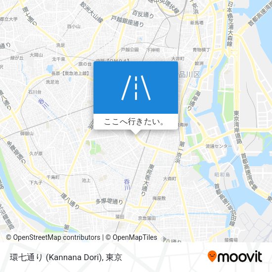 環七通り (Kannana Dori)地図