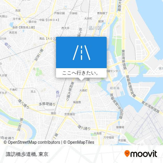 諏訪橋歩道橋地図