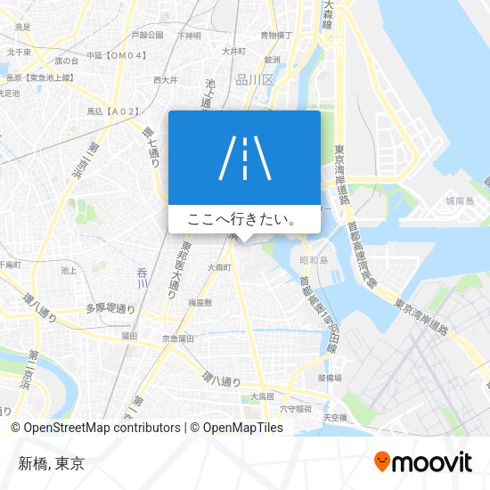 新橋地図