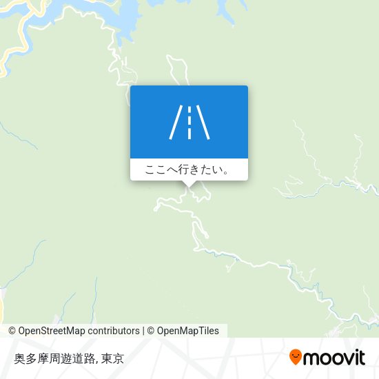 奥多摩周遊道路地図