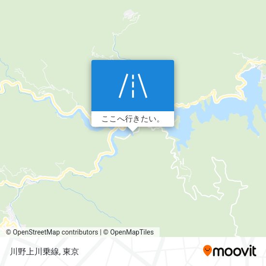 川野上川乗線地図
