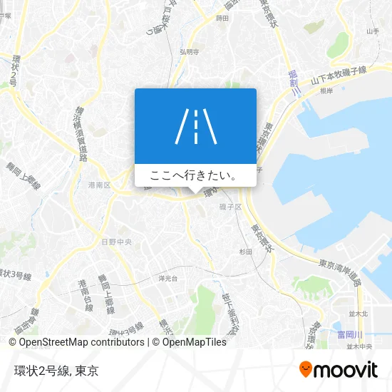 環状2号線地図