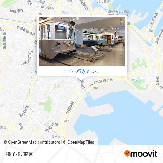 磯子橋地図