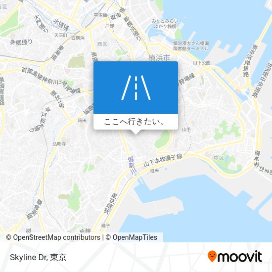 Skyline Dr地図