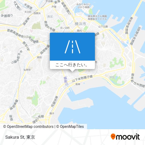 Sakura St地図