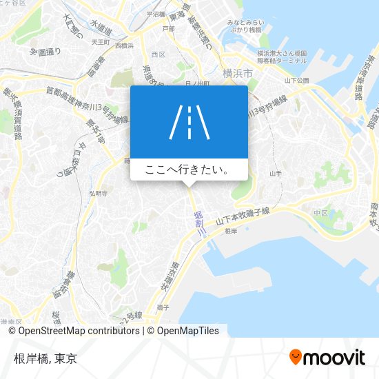 根岸橋地図