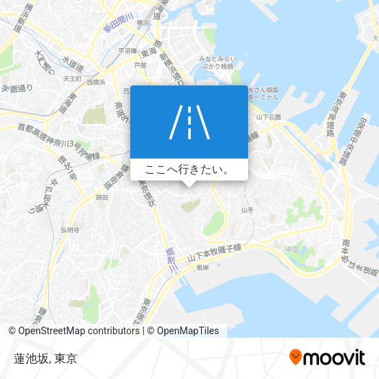 蓮池坂地図