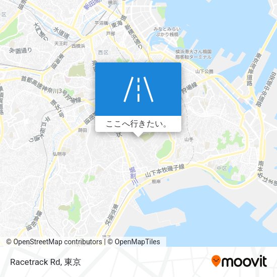 Racetrack Rd地図