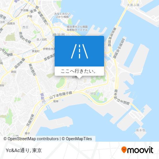 Yc&Ac通り地図
