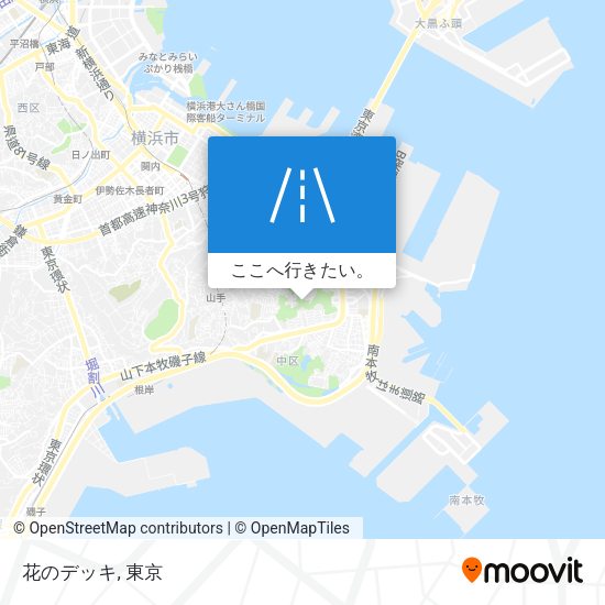 花のデッキ地図