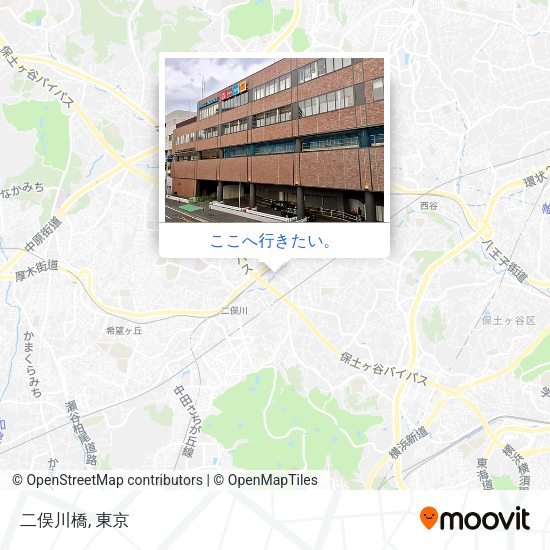 二俣川橋地図