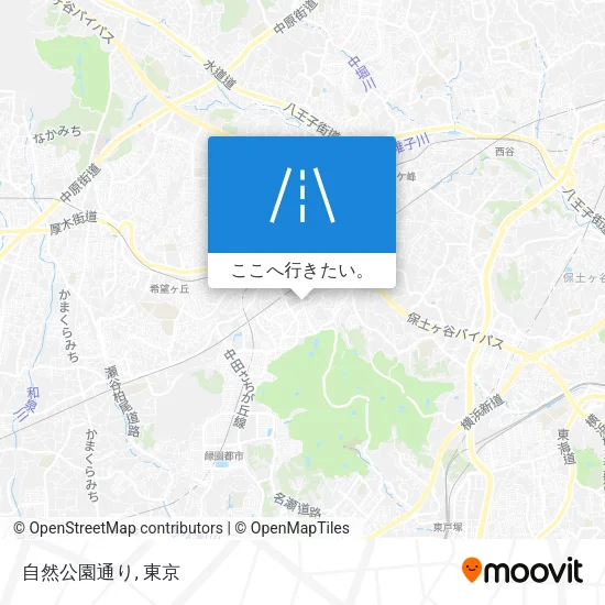 自然公園通り地図