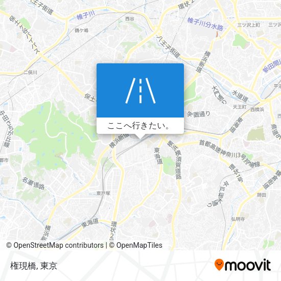 権現橋地図