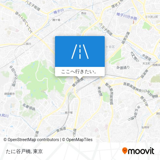 たに谷戸橋地図