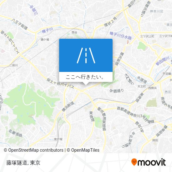 藤塚隧道地図
