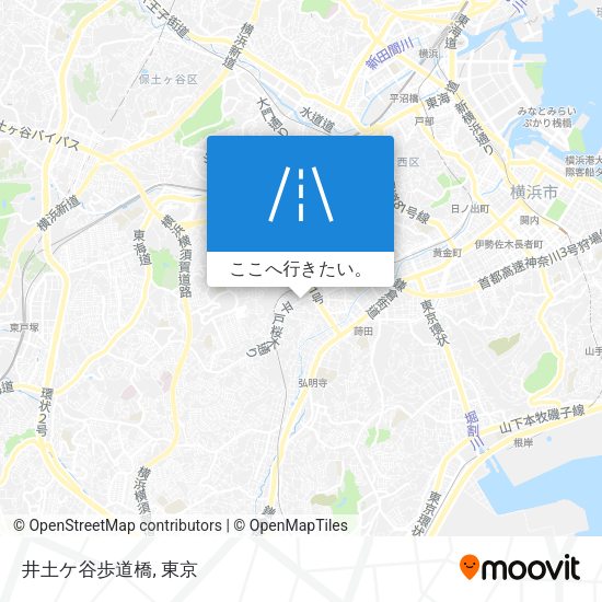井土ケ谷歩道橋地図
